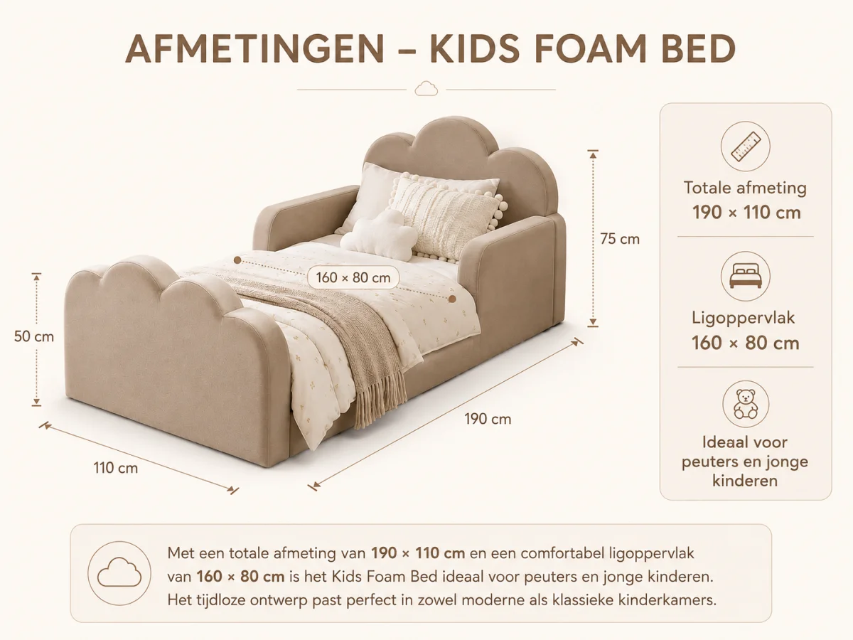 Kids Foam Bed